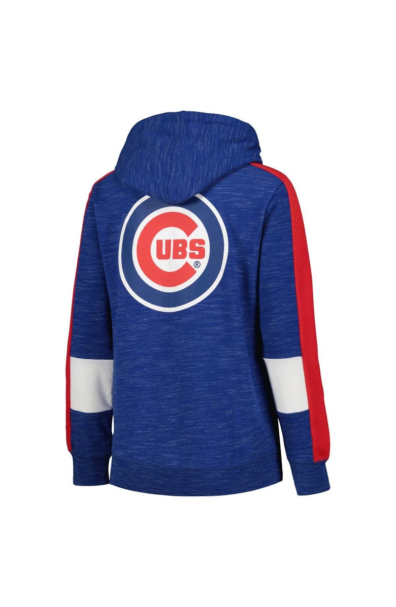 New Era Women's New Era Royal Chicago Cubs Colorblock Full-Zip Hoodie, Alternate, color, Royal