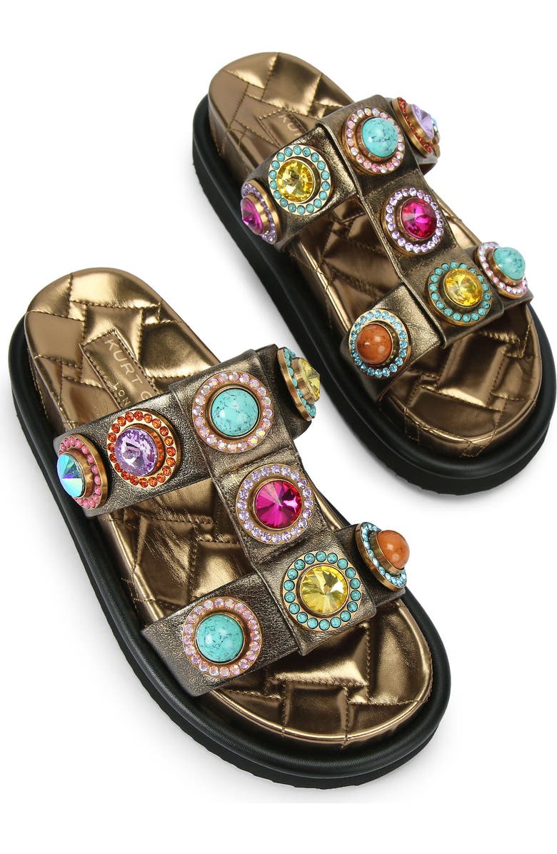 Kurt Geiger London Orson Crystal Embellished Sandal, Alternate, color,