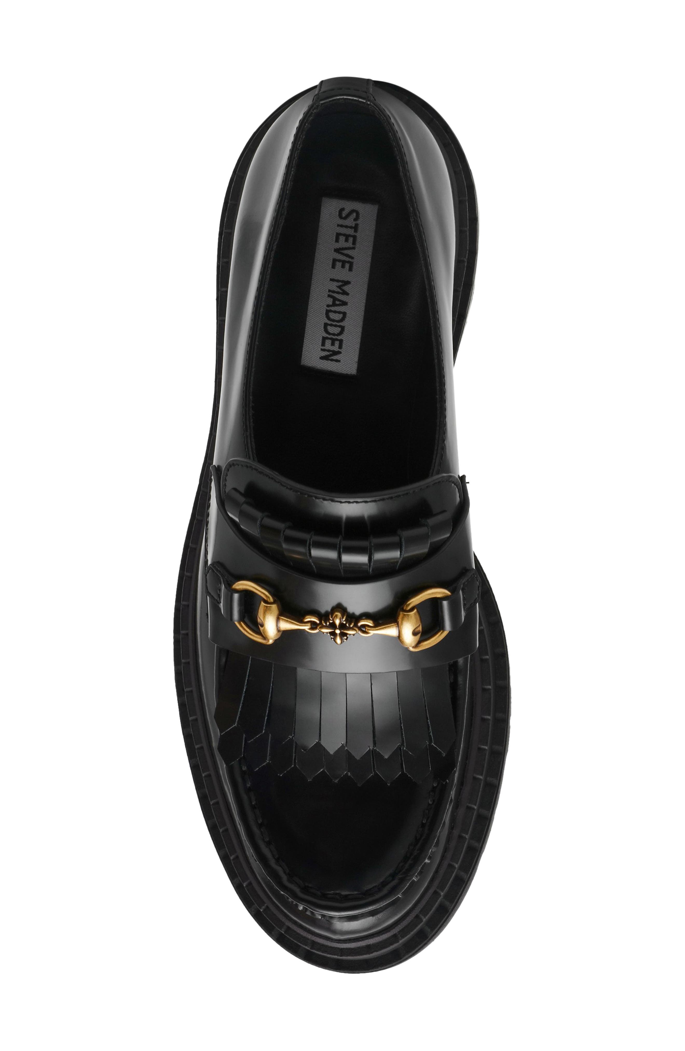 Steve Madden Anabeth Lug Sole Loafer, Alternate, color, 