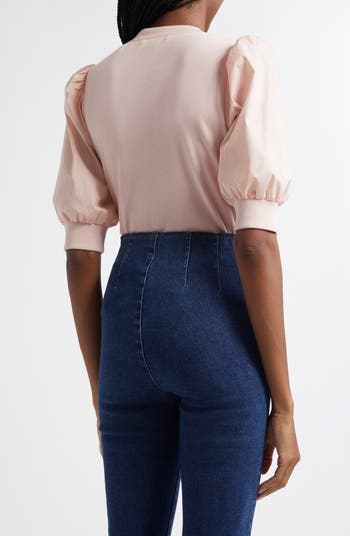 Coralee Front Button Blouse
