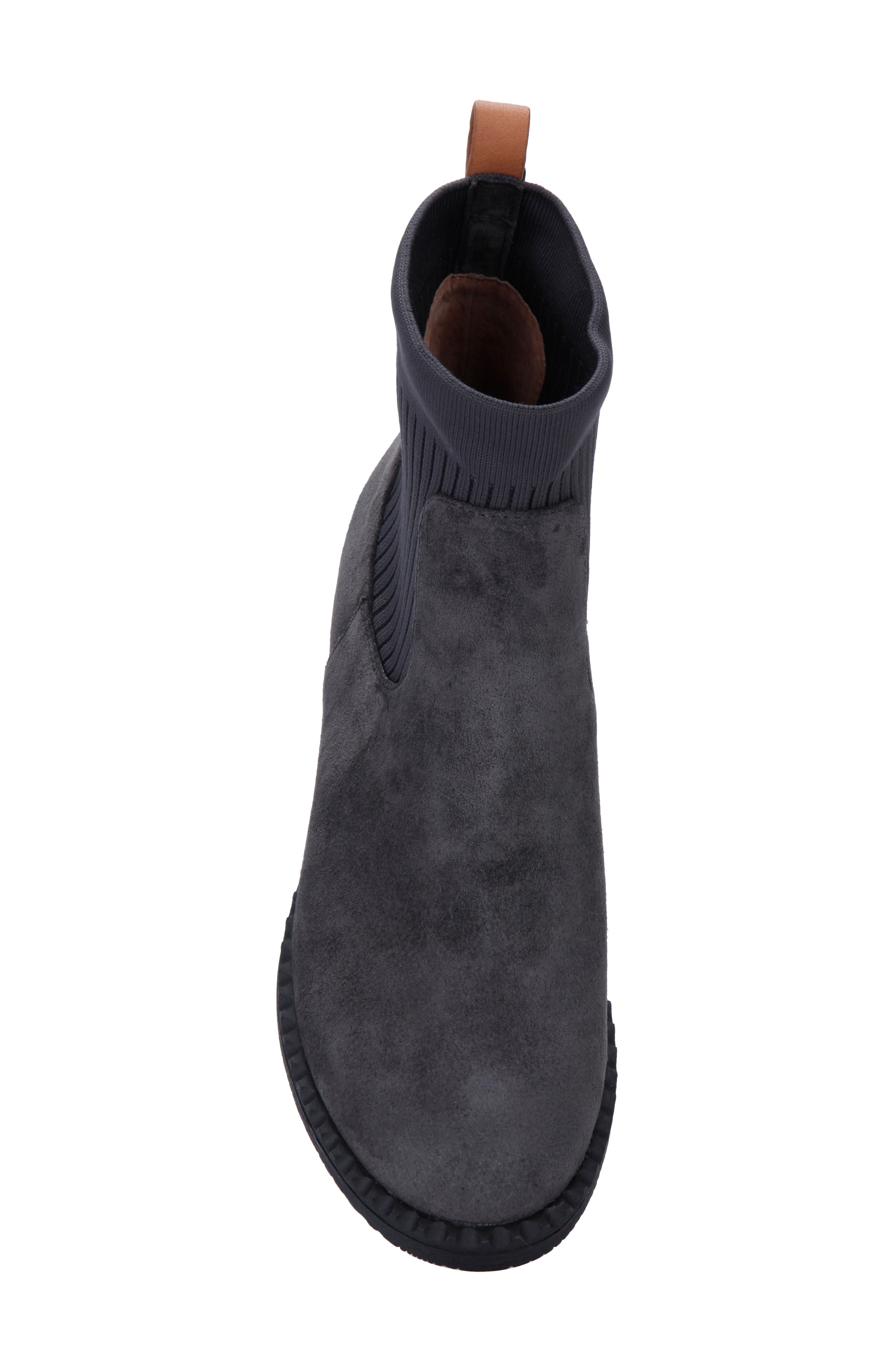 Gentle Souls by Kenneth Cole Best Chelsea Boot, Alternate, color, Charcoal Suede