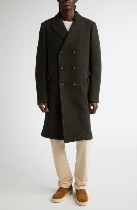 Dodge Double Breasted Virgin Wool Coat