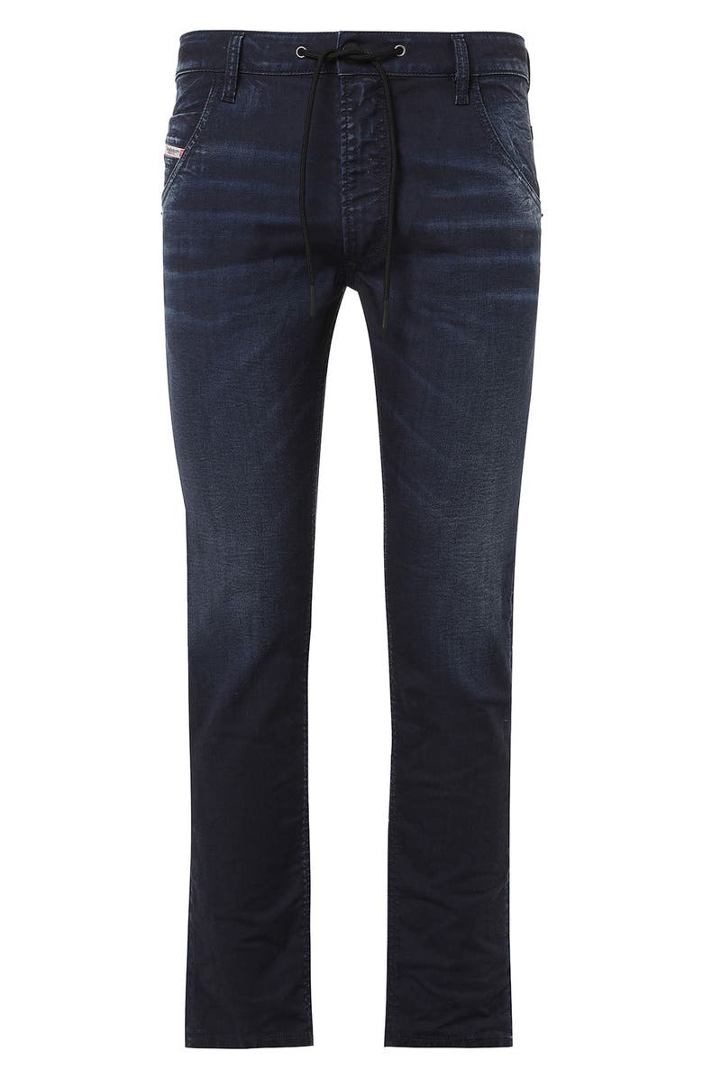 DIESEL<sup>®</sup> Krooley JoggJeans Drawstring Slim Straight Leg Jeans, Alternate, color, 