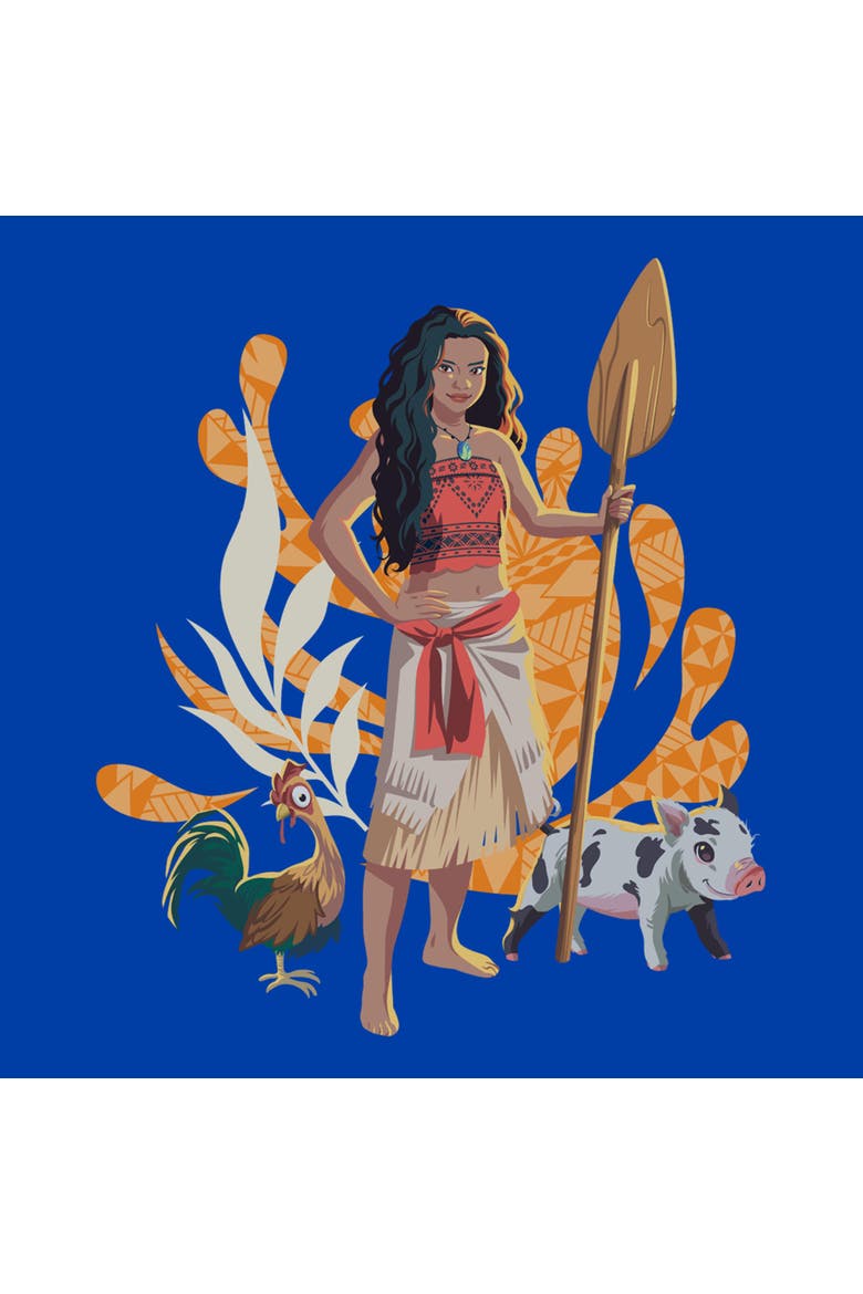 Men's Moana Pua Heihei and Friend  Graphic T-Shirt, Alternate, color, Royal Blue