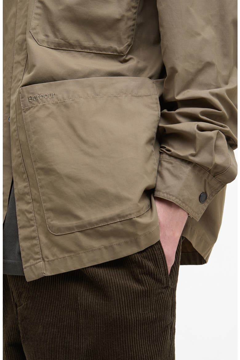 Silverbay Oversized Waxed Twill Overshirt, Alternate, color, BRITISH KHAKI