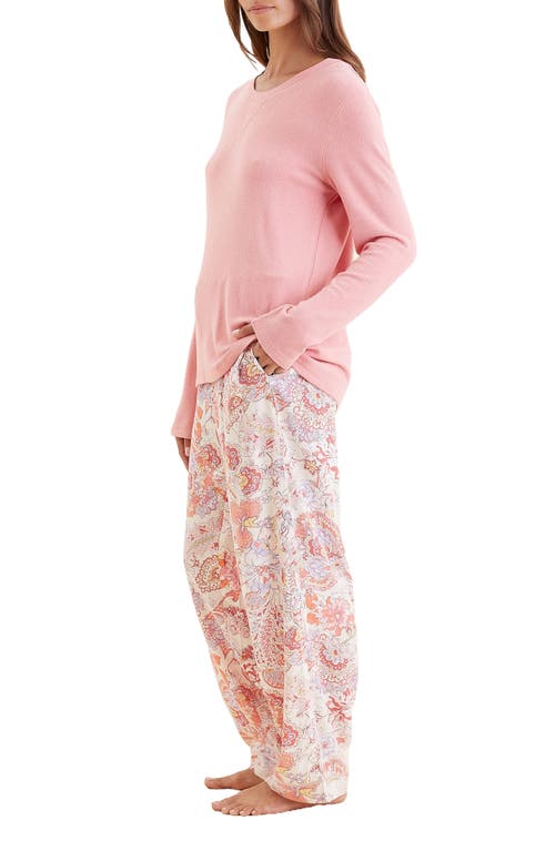 Papinelle Ella Cozy Pant With Feather Soft Top In Red