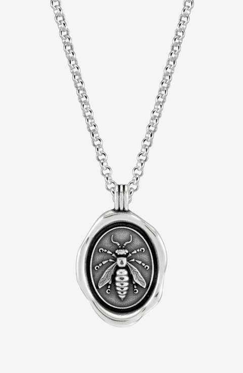 Men's Achievement Wasp Talisman Necklace