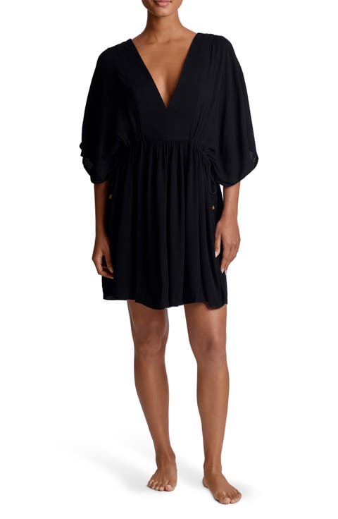 Crinkled Cover-Up Tunic