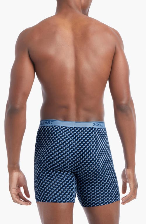 2(x)ist Assorted 4-pack Stretch Cotton Briefs In Printed Stripe/navy