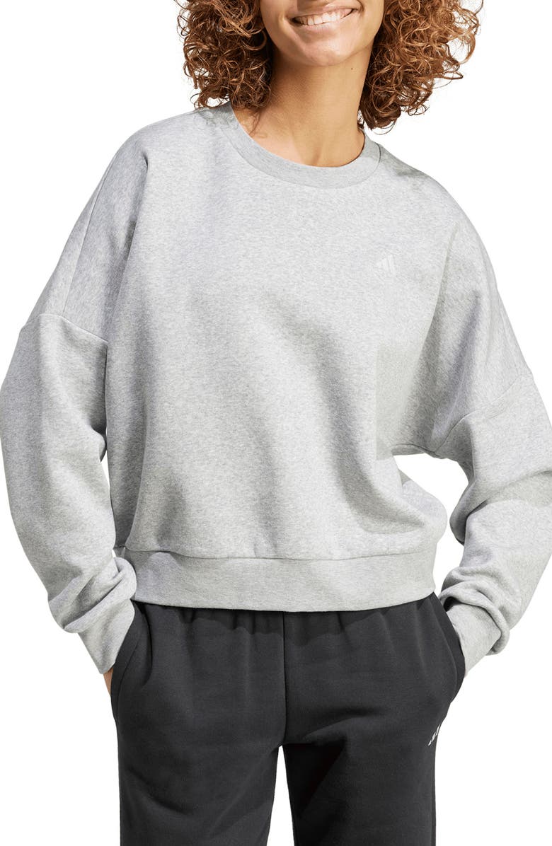 adidas Essentials Logo Sweatshirt, Main, color, 