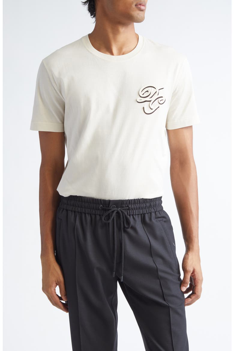 Logo Graphic T-Shirt, Main, color, A4567 PANNA