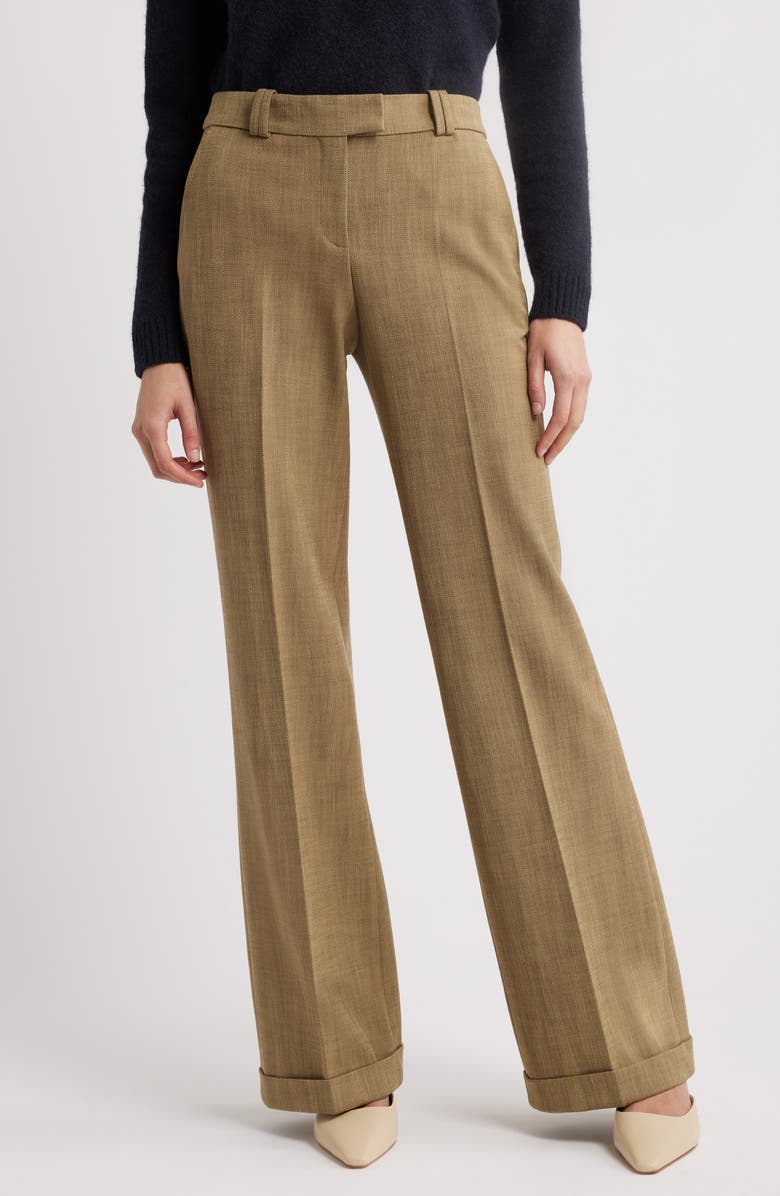 BOSS Talia Flare Pants, Main, color,