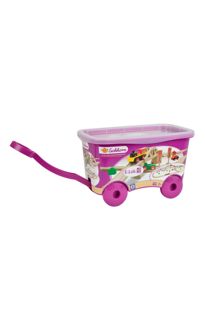 Simba Toys Eichhorn 55 Piece Wooden Train Set, Alternate, color,