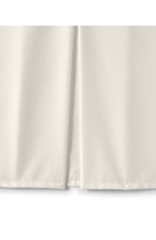 Lands' End 400 Thread Count Premium Supima Cotton No Iron Sateen Bedskirt In Ivory