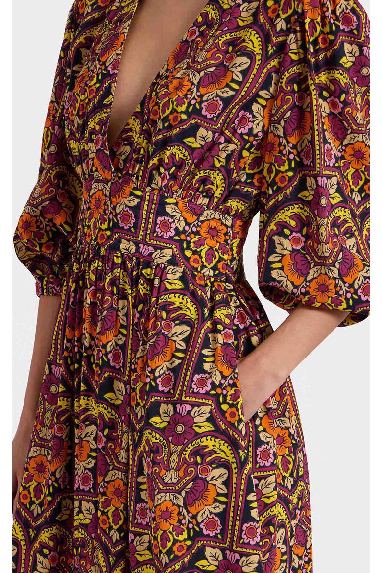 Margherita Dress, Alternate, color, Corte Black