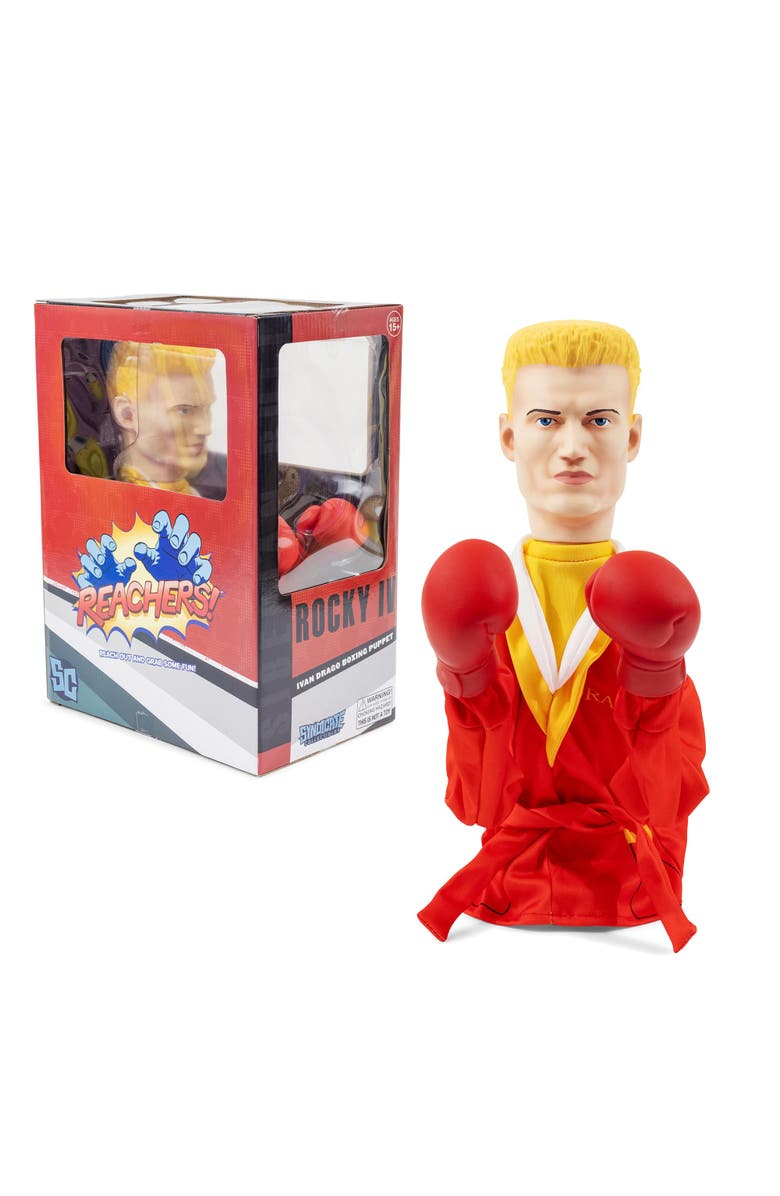 Rocky Reachers Ivan Drago 13-Inch Boxing Puppet | Toynk Exclusive, Alternate, color, Red