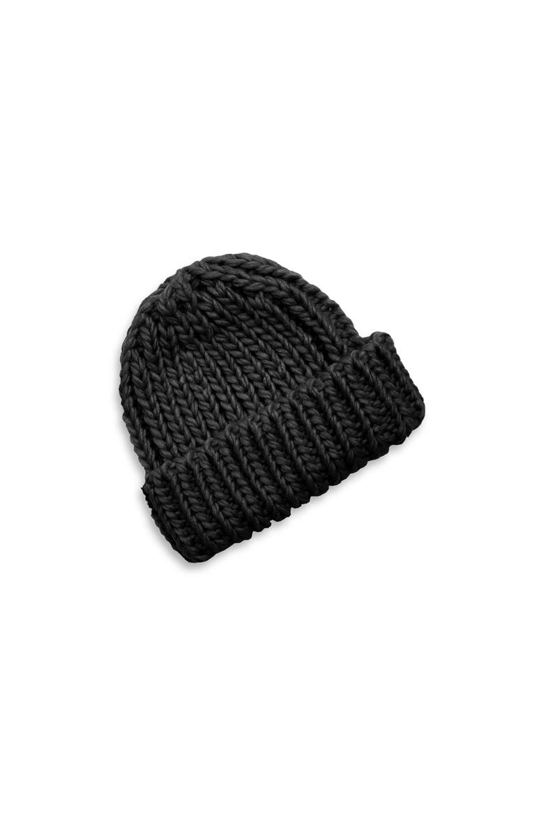 Winter's Kiss Beanie, Alternate, color, Black