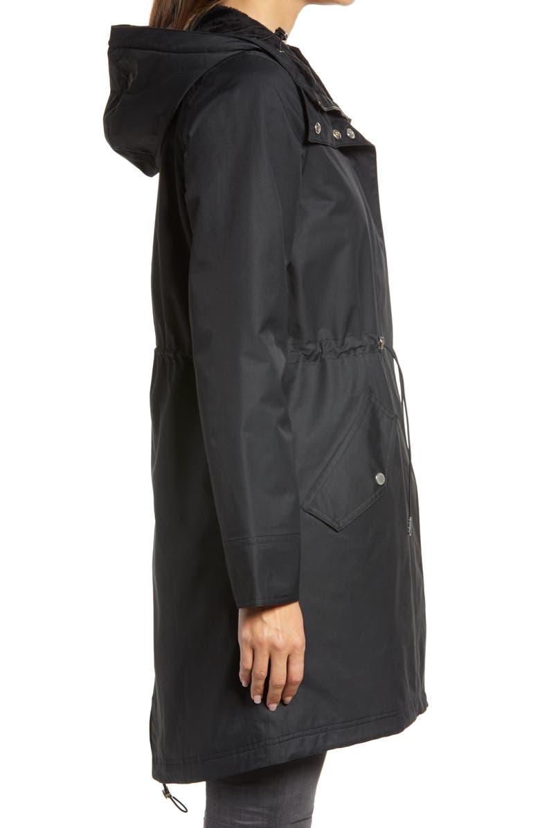 Barbour Perthshire Waterproof Hooded Raincoat, Alternate, color, 