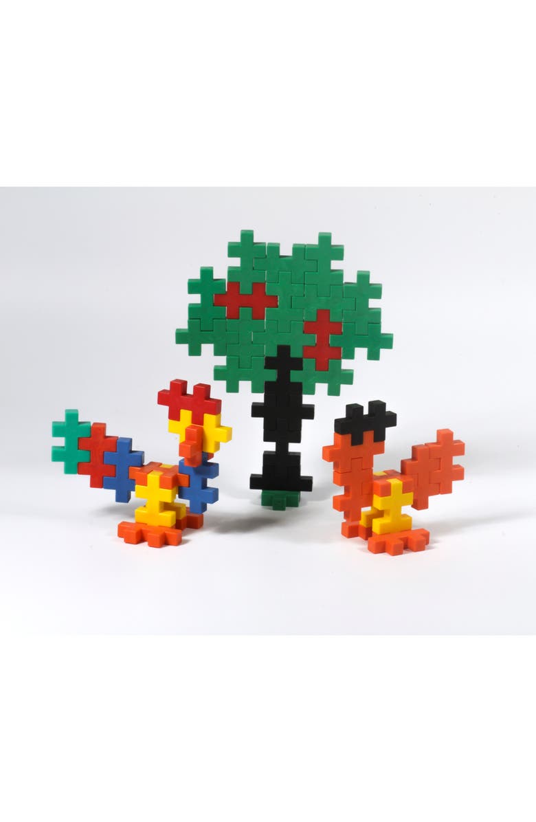 Plus-Plus USA 600-Piece BIG Basic Playset in a Tub, Alternate, color, Blue