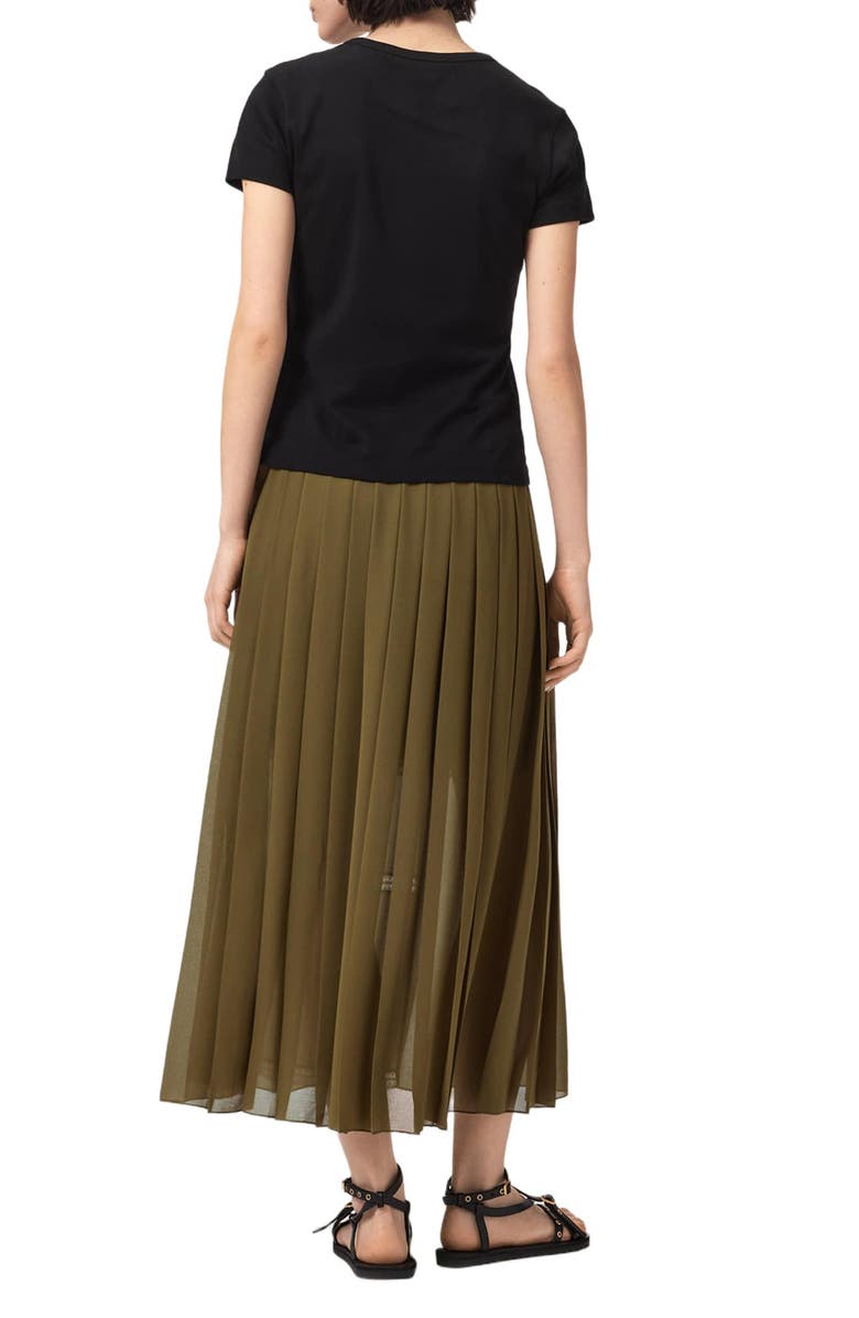 AllSaints Clover Wrap Skirt, Alternate, color, 