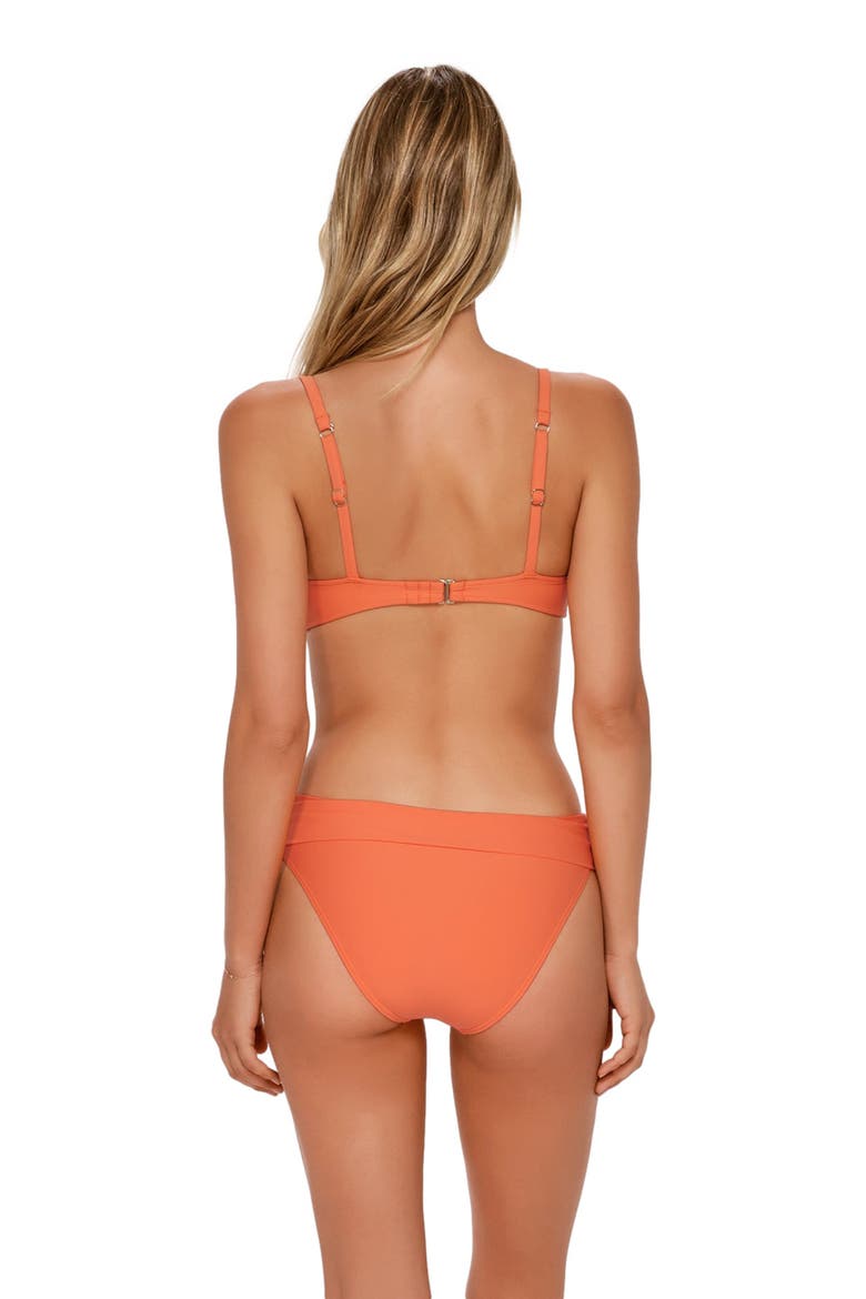 Sylvia Bralette Bikini Swimsuit Top, Alternate, color, PERSIMMON