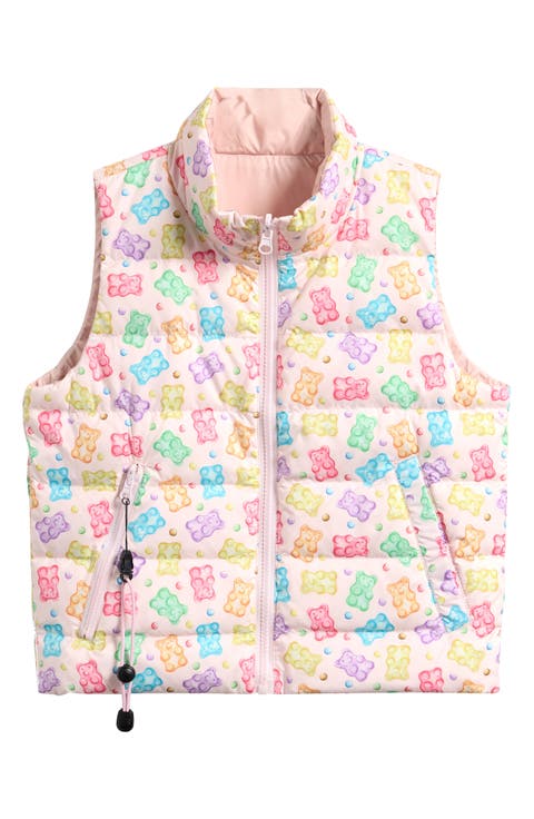Kids' Casey Reversible Down Puffer Vest (Big Kid)
