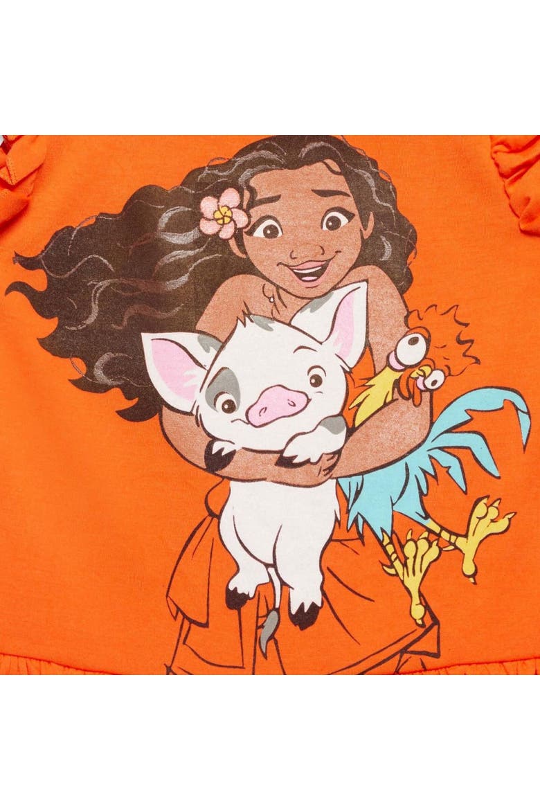 Moana T-Shirt & Leggings Set, Alternate, color, Coral