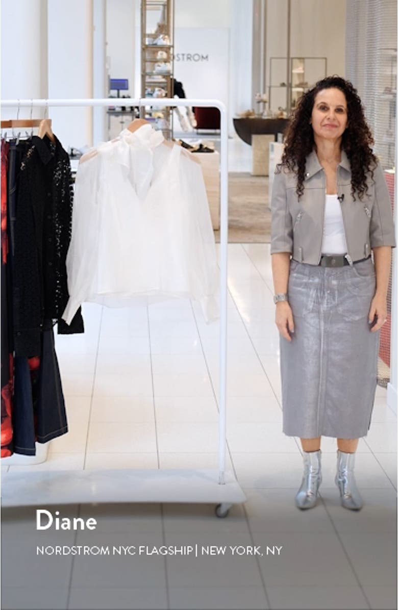 Reo Tie Neck Silk Shirt, sales video thumbnail