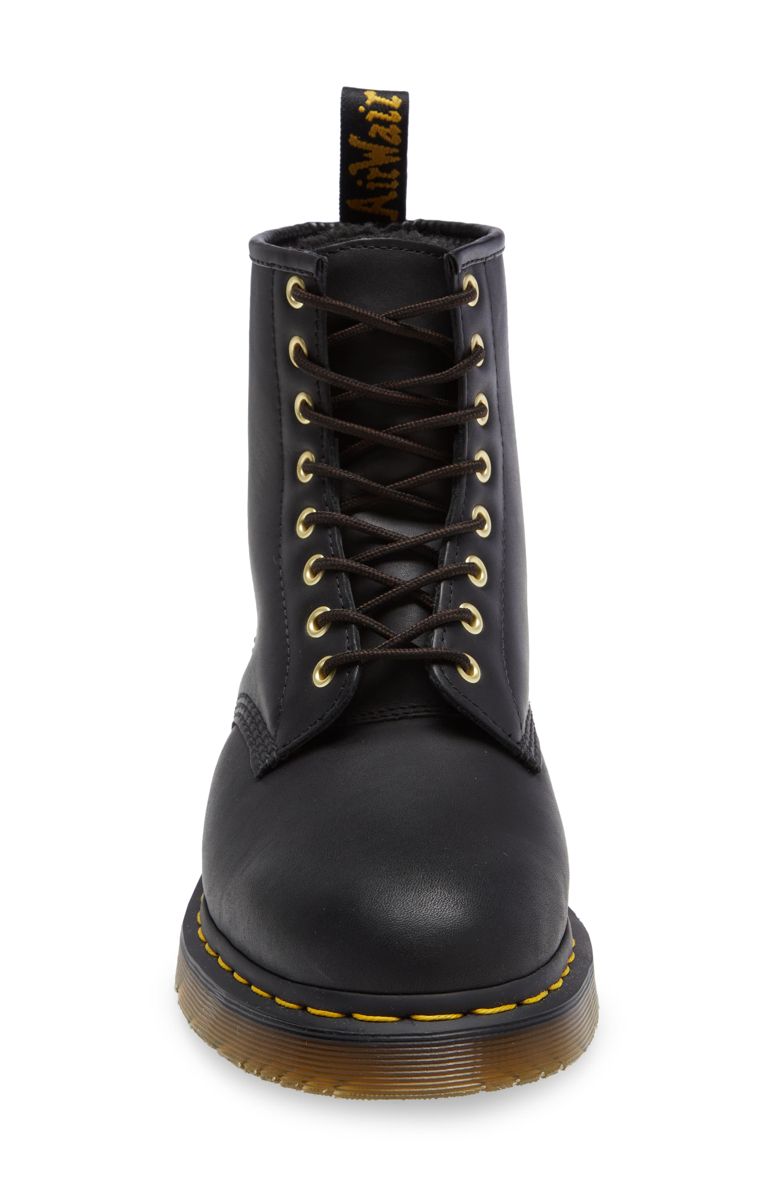 Dr. Martens 1460 Blizzard Waterproof Boot, Alternate, color, Black