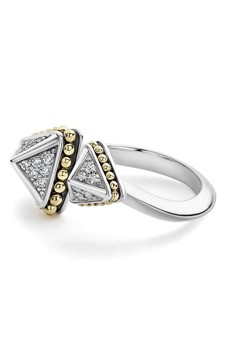 LAGOS KSL Lux Diamond Open Ring, Alternate, color,