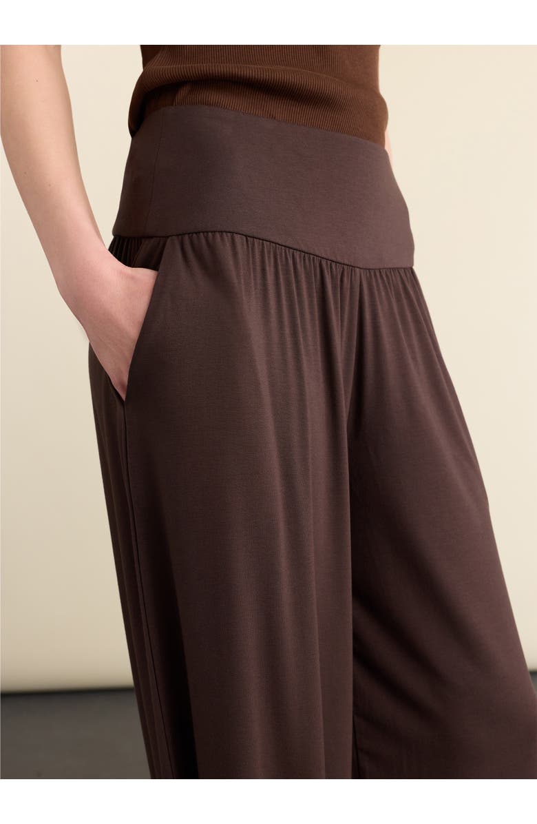 Baukjen Otis Jersey Balloon trousers, Alternate, color, Dark Chocolate
