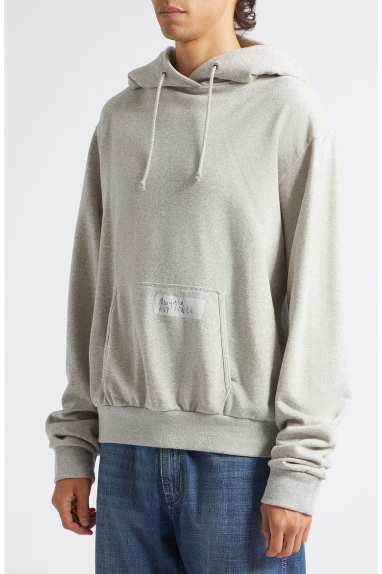 Regular Fit Logo Patch Hoodie, Alternate, color, GREY MELANGE