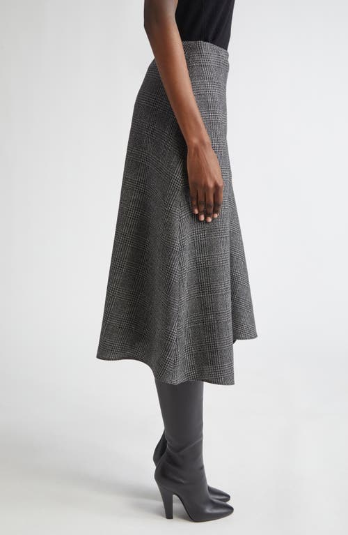 Michael Kors Collection Draped Wool Wrap Skirt In Gray