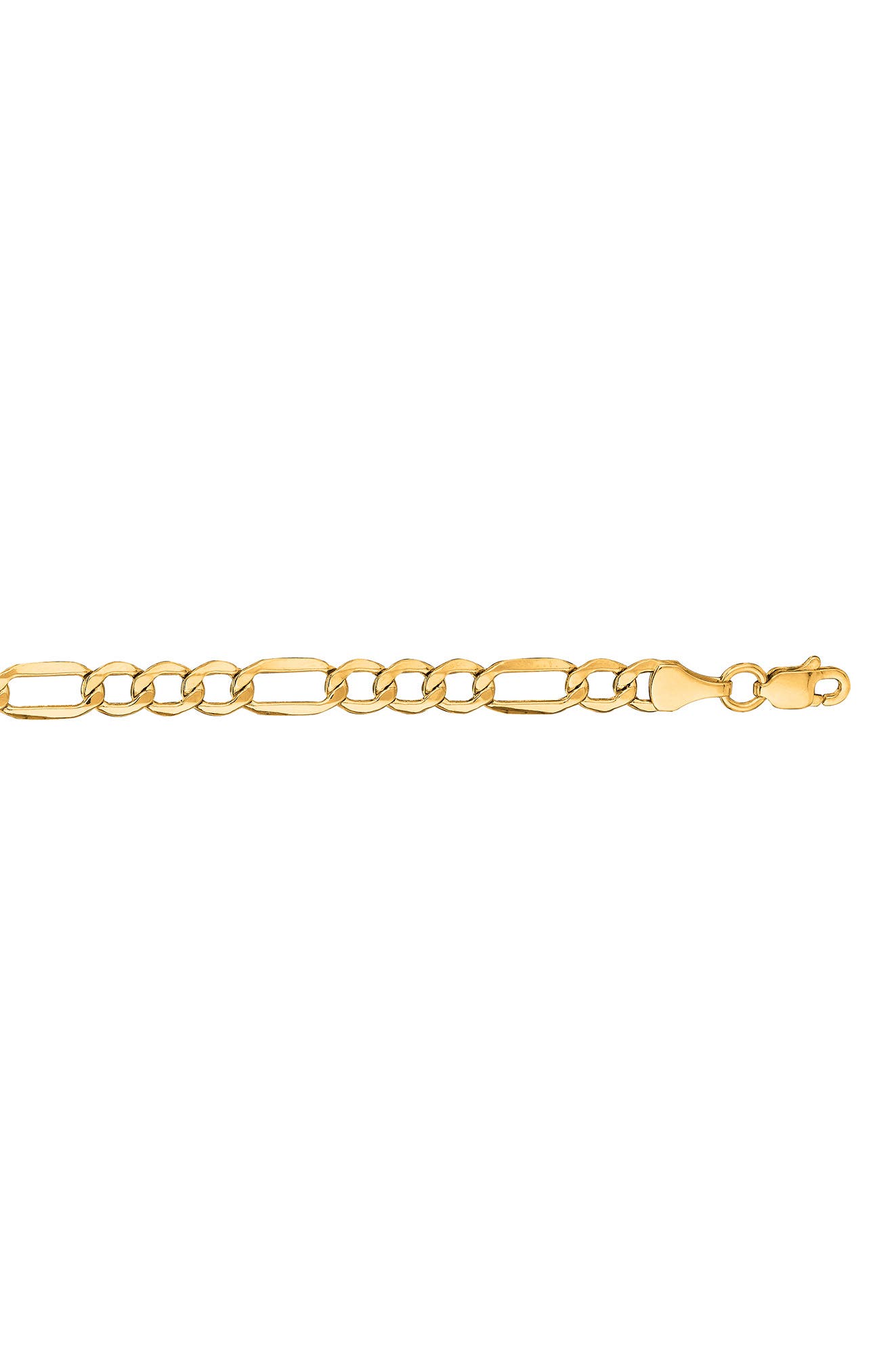 KARAT RUSH 14K Gold Light Figaro Chain Necklace