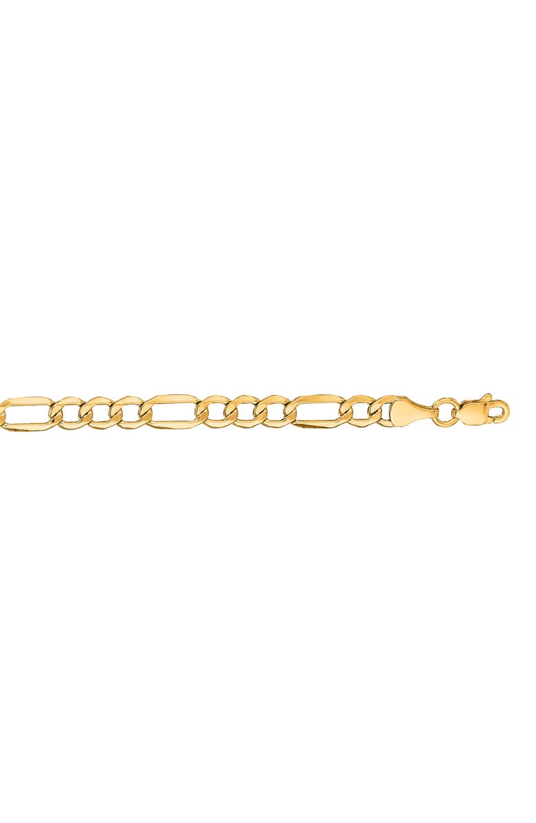 KARAT RUSH 14K Gold Light Figaro Chain Necklace, Main, color, Yellow