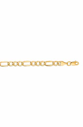 KARAT RUSH 14K Gold Light Figaro Chain Necklace