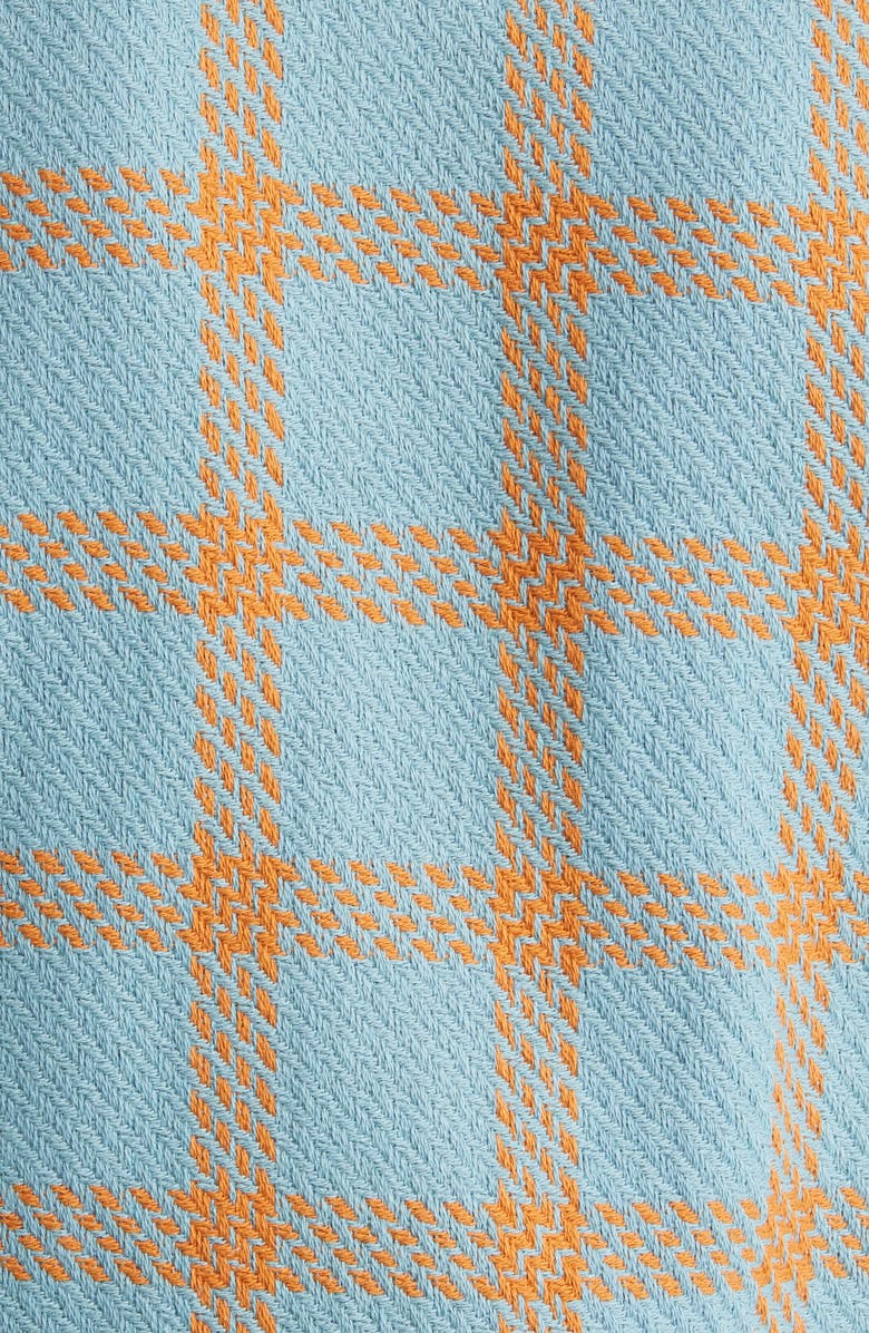 Wax London Whiting Windowpane Plaid Button-Up Overshirt, Alternate, color, 