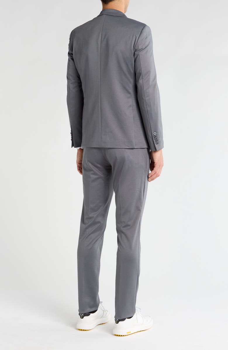SOUL OF LONDON Fancy Two Button Slim Fit Suit, Alternate, color, Grey/ Gris