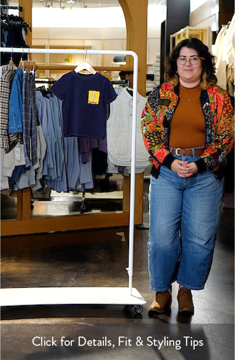 Kids' SpongeBob SquarePants<sup>™</sup> Acid Wash Patch Pocket T-Shirt, sales video thumbnail