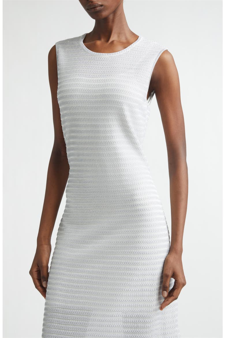 Sleeveless Knit Dress, Alternate, color, BLACK