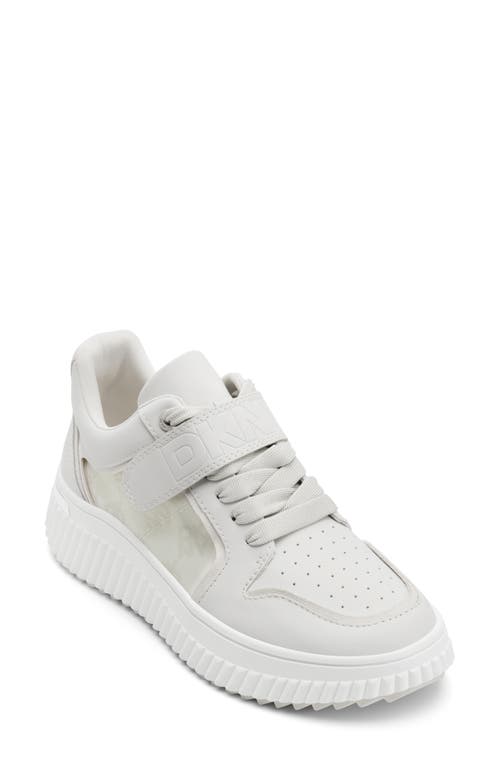 Dkny Loami Wedge Sneaker In Bone