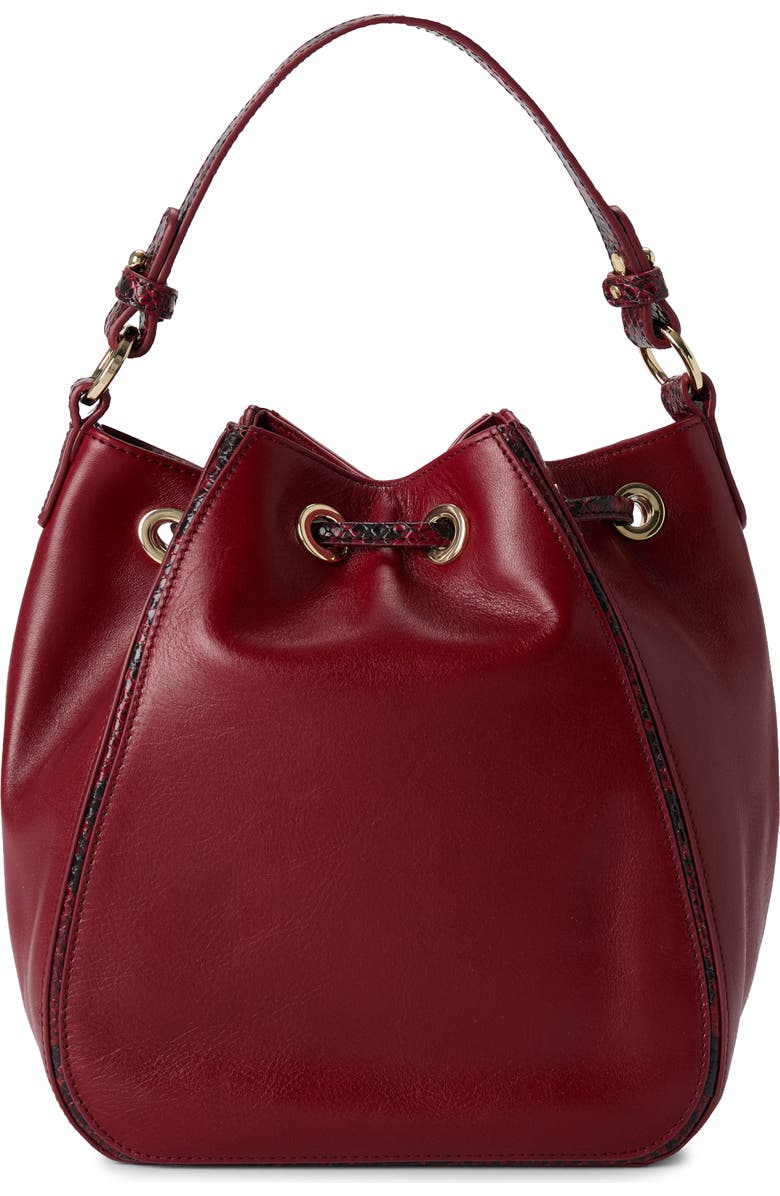 Brahmin Melinda Leather Bucket Bag, Alternate, color,