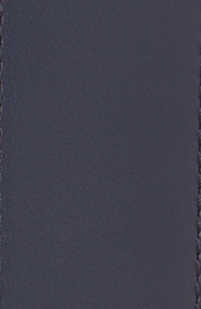 Balmain Logo Buckle Reversible Leather Belt, Alternate, color, 