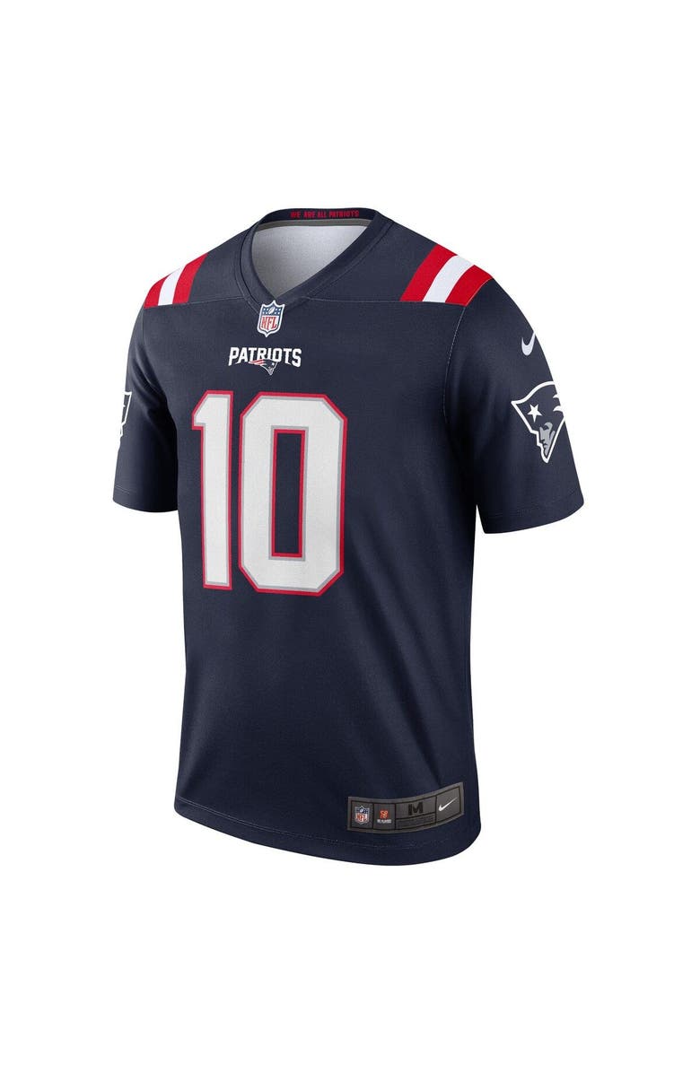 Nike Men's Nike Mac Jones Navy New England Patriots Legend Jersey, Alternate, color, 