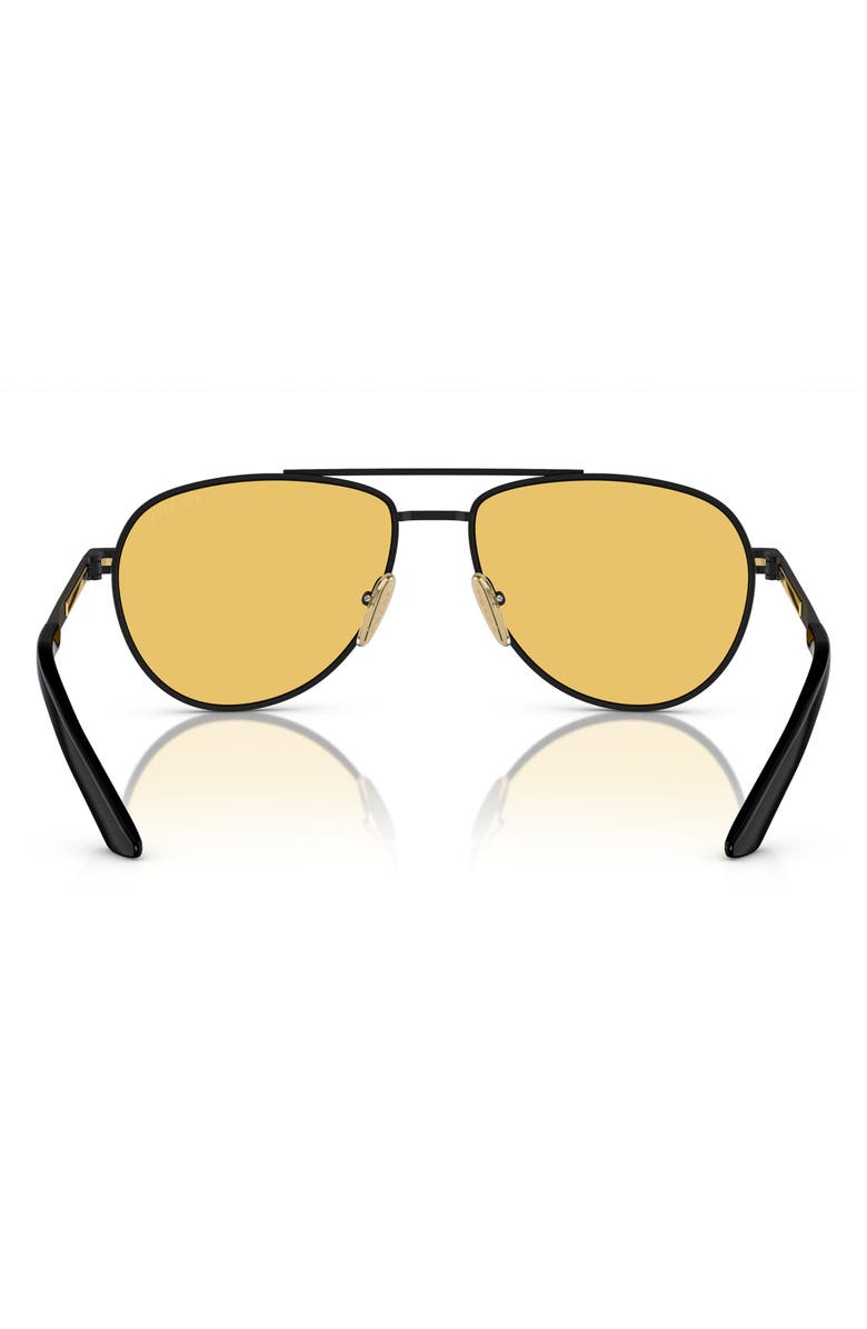 Prada 60mm Pilot Sunglasses, Alternate, color, 