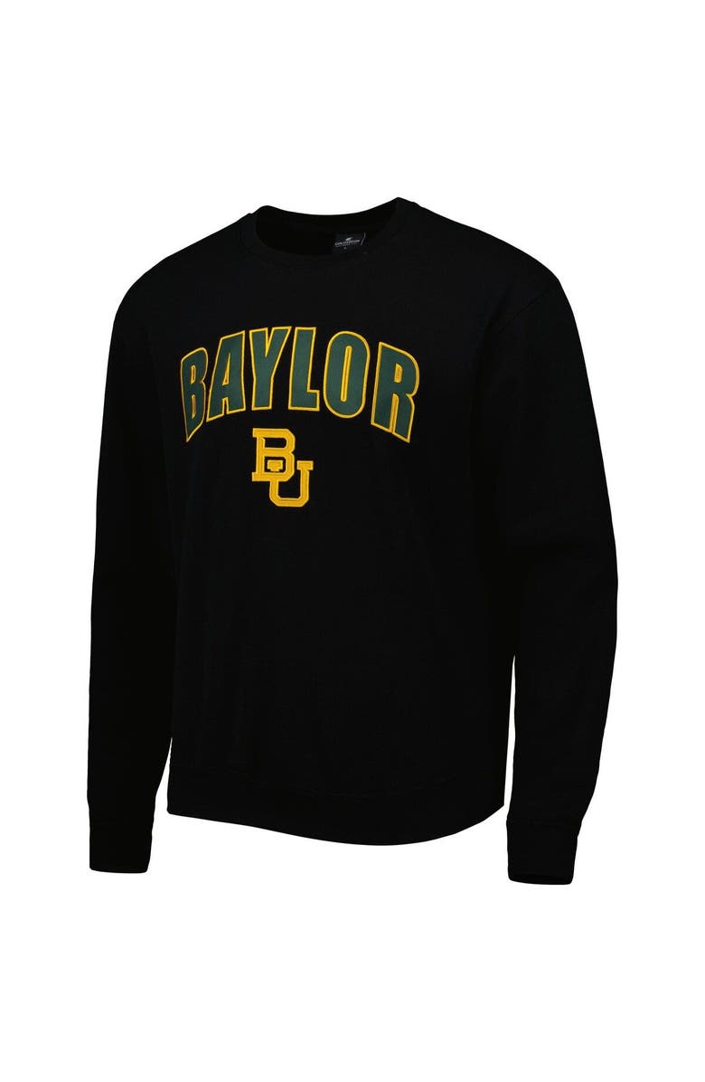 COLOSSEUM Men's Colosseum Black Baylor Bears Arch & Logo Pullover Sweatshirt, Alternate, color, Black