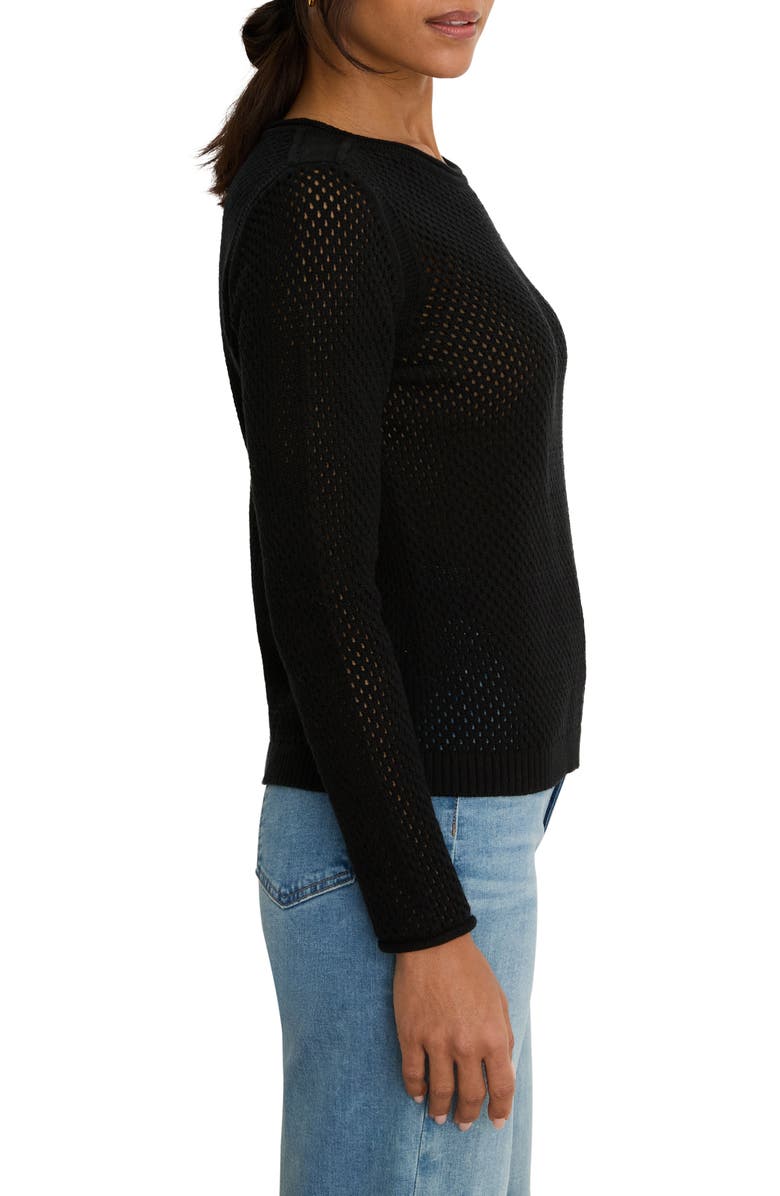 NIC+ZOE Breezeway Open Knit Cotton Blend Sweater, Alternate, color, 