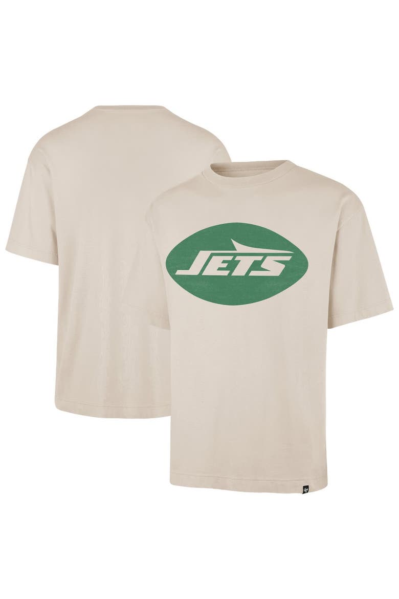 Men's '47 Tan New York Jets Bouldering Imprint Ravine Foundation T-Shirt, Main, color, Tan
