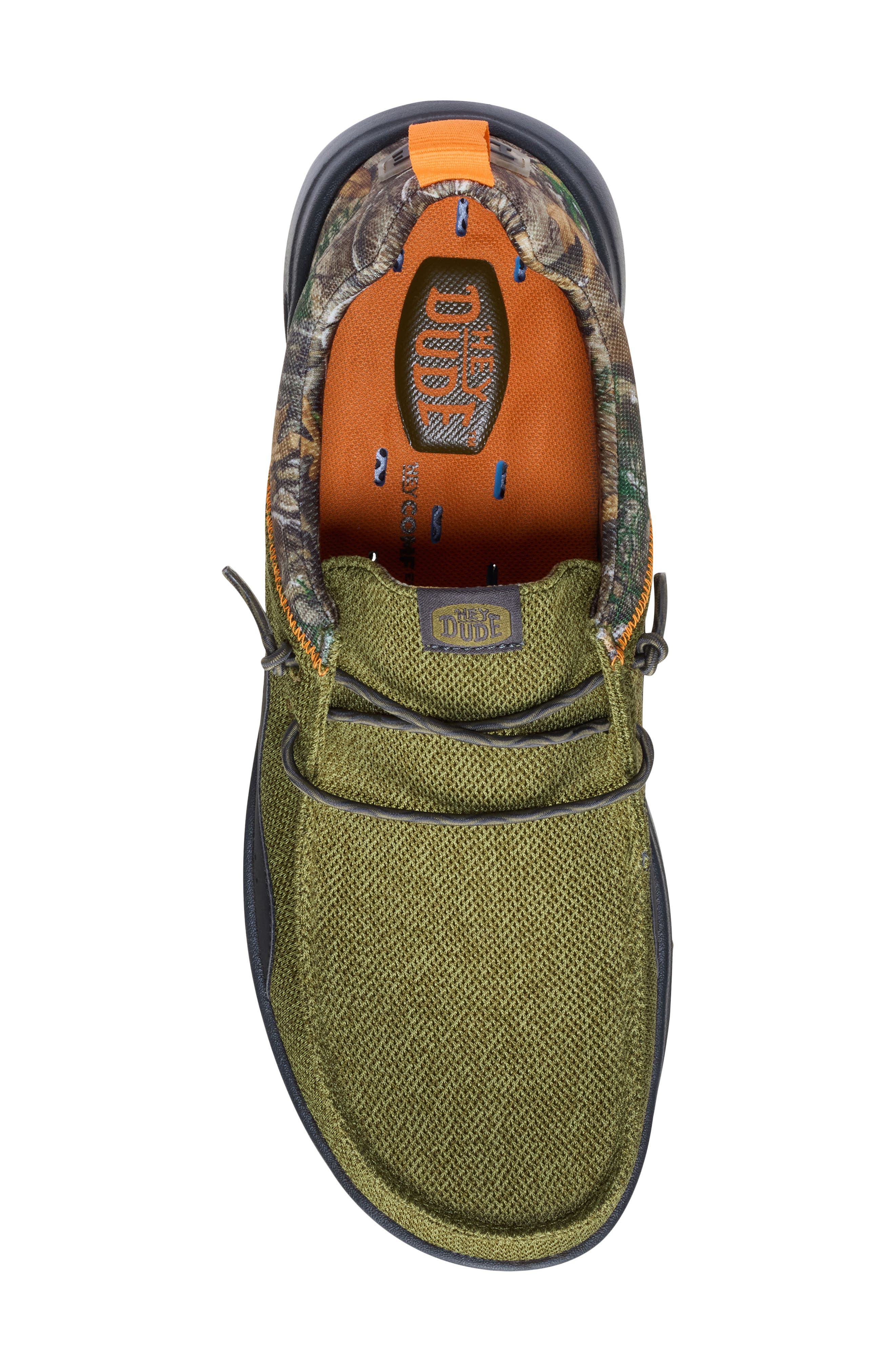 Hey Dude Wally HEY2O Realtree Edge Slip-On, Alternate, color, Green
