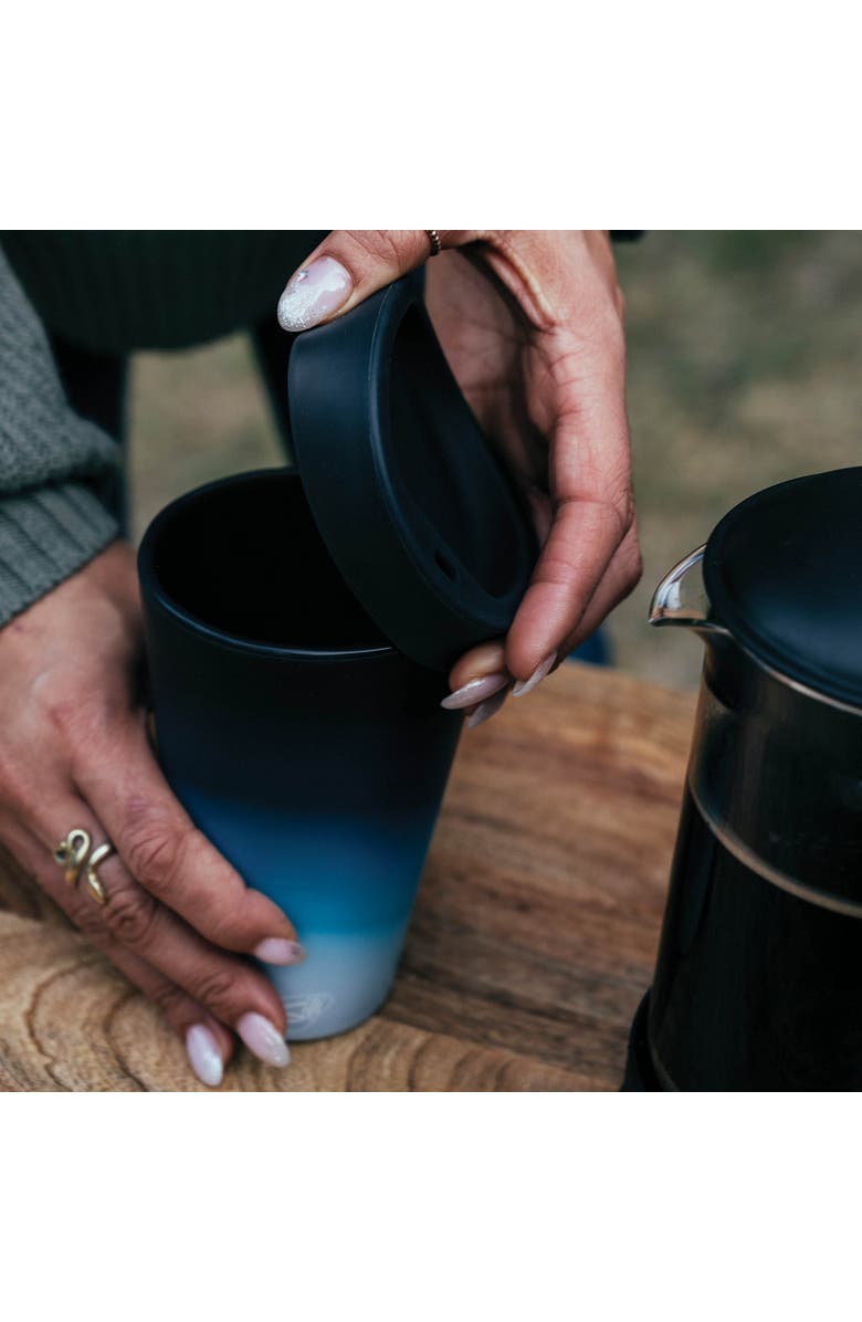 Silipint Silicone 16Oz Coffee Tumblers 2 Pack, Alternate, color, Blue